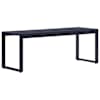 vidaXL aiapink, 120,5 cm, PS-plaat, must