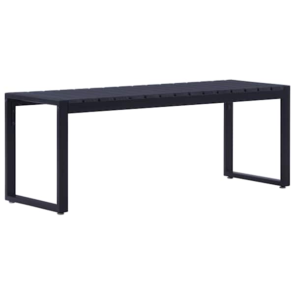 vidaXL aiapink, 120,5 cm, PS-plaat, must