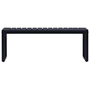 Zahradní lavice 120,5 cm PS deska černá - obrázek 2