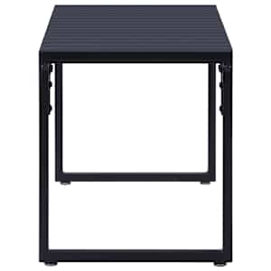 Zahradní lavice 120,5 cm PS deska černá - obrázek 3