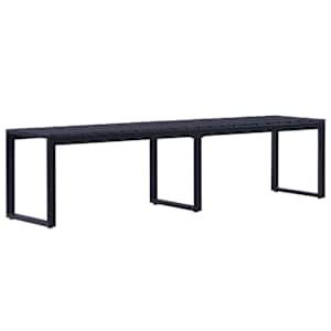 Zahradní lavice 180 cm PS deska černá - obrázek 1