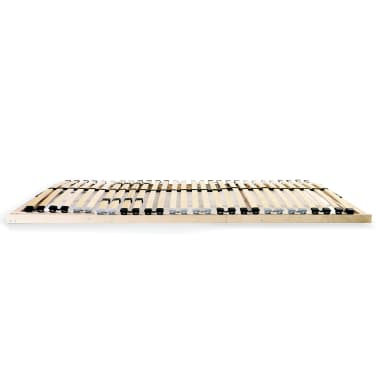 vidaXL Legno FSC Rete a Doghe 7 Zone con 28 Doghe 70x200 cm Telaio Giroletto