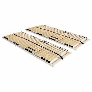 Lamelové rošty do postele 2 ks 28 lamel 7 zón 70 x 200 cm - obrázek 1