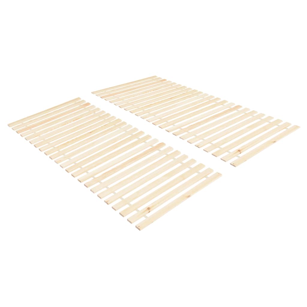 vidaXL Lattenbodems 2 st met 23 latten oprolbaar 70x200 cm grenenhout vidaXL Lattenbodems 2 st met 23 latten oprolbaar 70x200 cm grenenhout