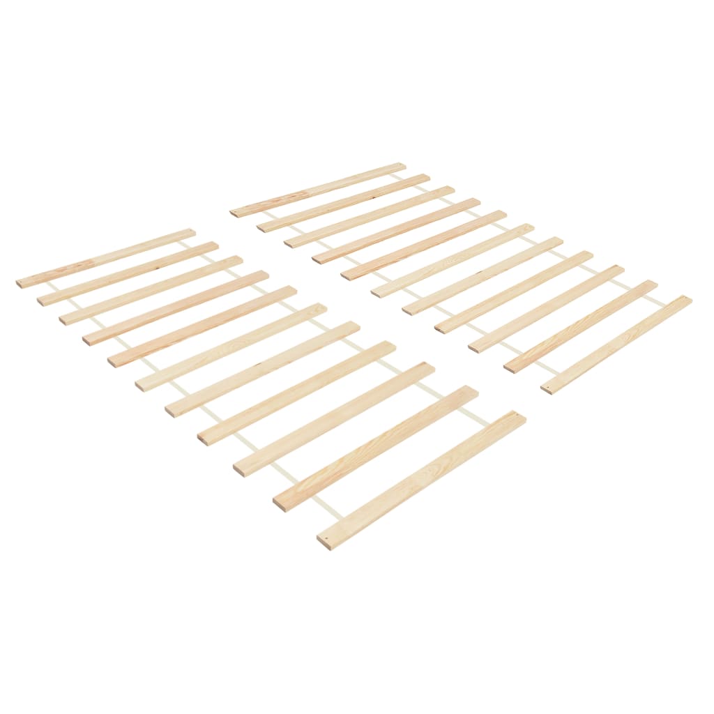 vidaXL Lattenbodems 2 st met 11 latten oprolbaar 80x200 cm grenenhout vidaXL Lattenbodems 2 st met 11 latten oprolbaar 80x200 cm grenenhout