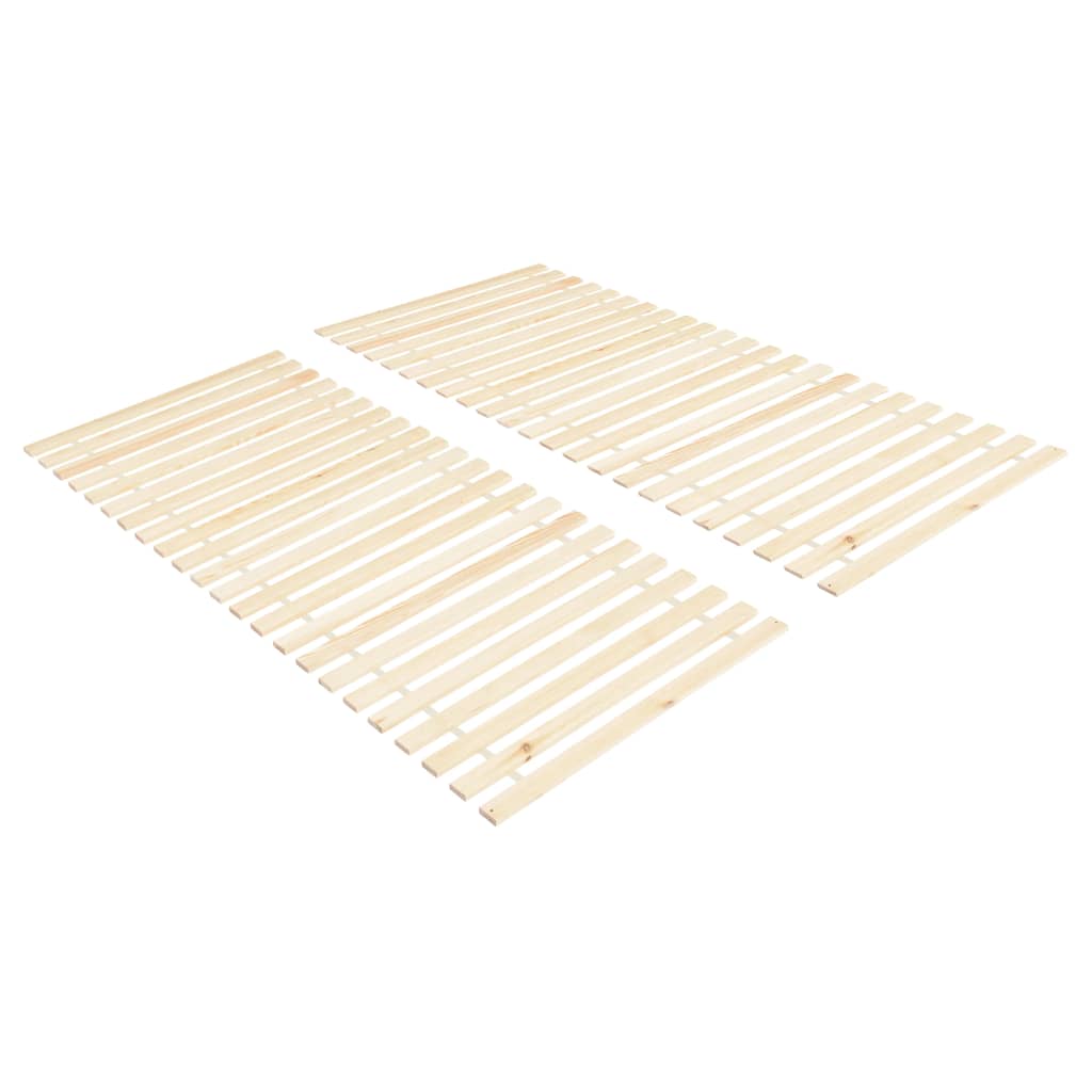 vidaXL Lattenbodems 2 st met 23 latten oprolbaar 80x200 cm grenenhout vidaXL Lattenbodems 2 st met 23 latten oprolbaar 80x200 cm grenenhout
