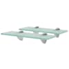 vidaXL seinariiulid 2 tk klaasist 30 x 10 cm 8 mm