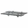 vidaXL seinariiulid 2 tk klaasist 40 x 10 cm 8 mm