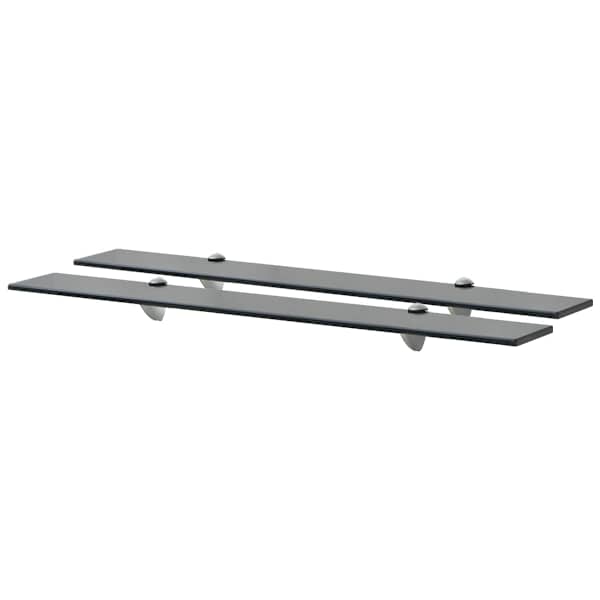 vidaXL seinariiulid 2 tk klaasist 80 x 10 cm 8 mm