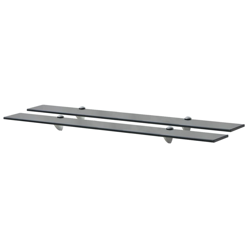 vidaXL svævehylder 2 stk. 90 x 10 cm 8 mm glas