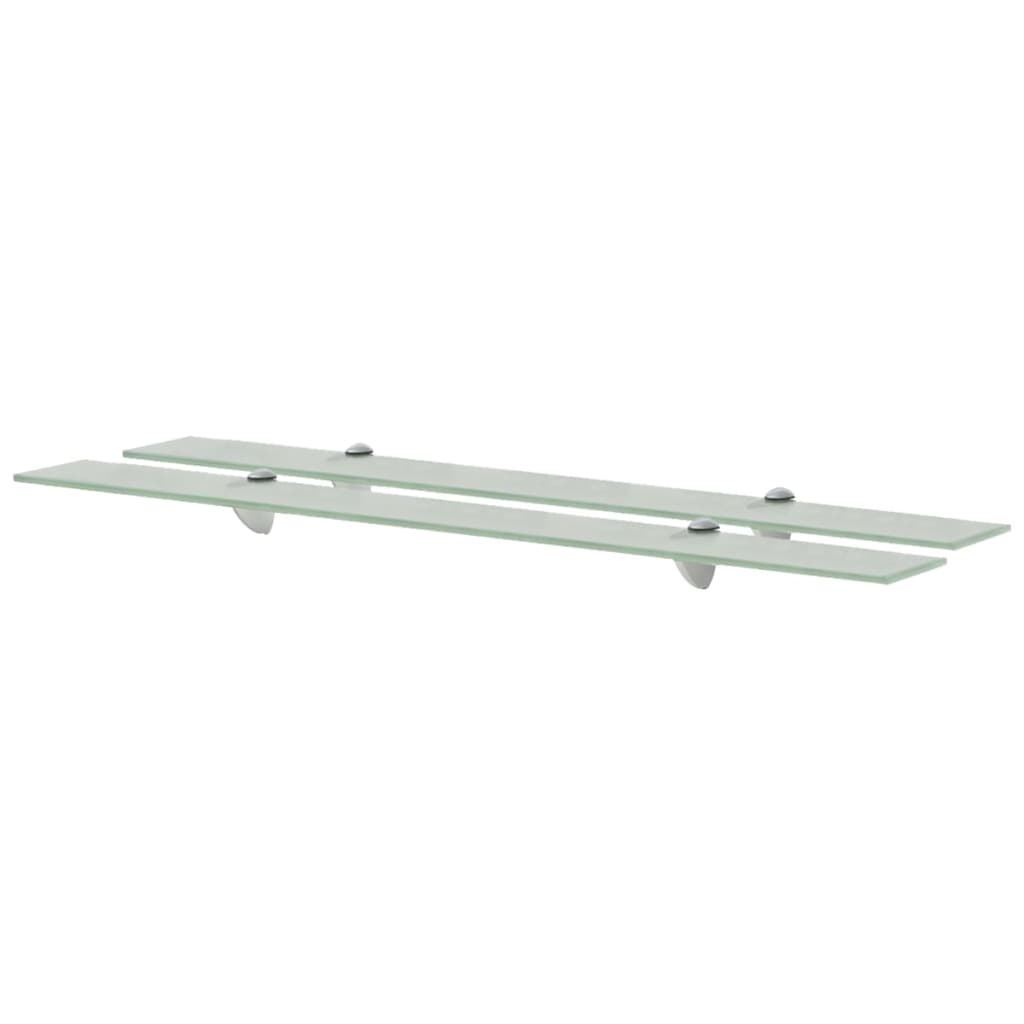 vidaXL svævehylder 2 stk. 90 x 10 cm 8 mm glas