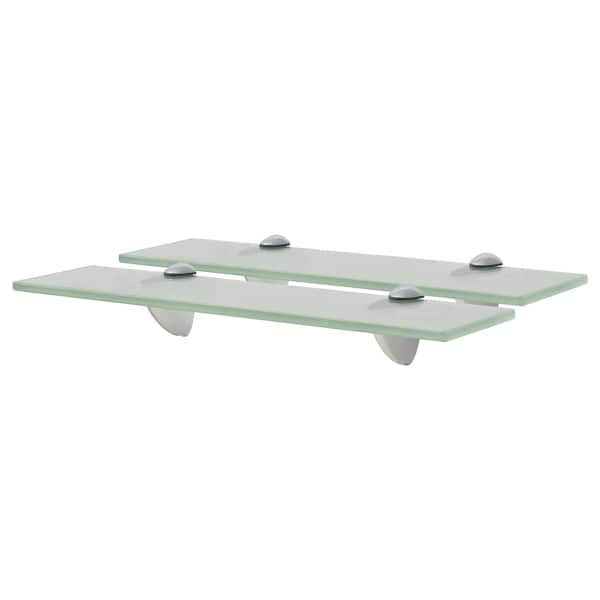 vidaXL seinariiulid 2 tk klaasist 40 x 20 cm 8 mm