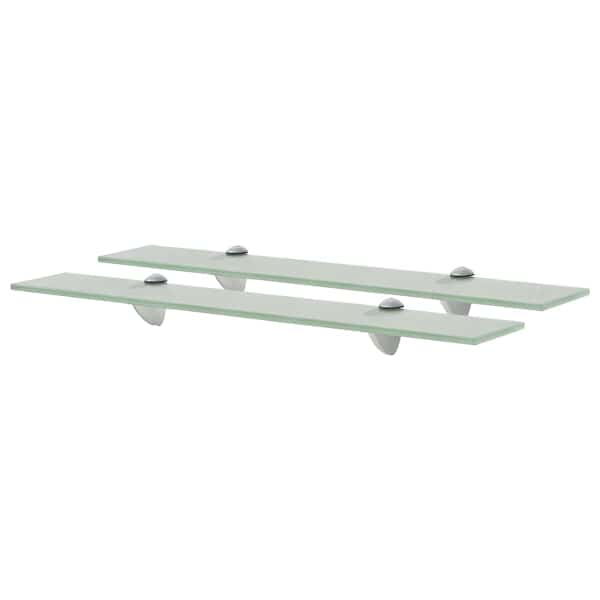 vidaXL seinariiulid 2 tk klaasist 60 x 20 cm 8 mm