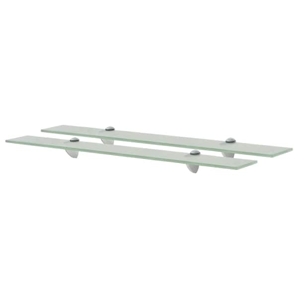 vidaXL seinariiulid 2 tk klaasist 70 x 20 cm 8 mm
