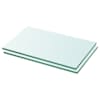vidaXL riiulid, 2 klaasist paneeli 30 x 12 cm