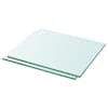 vidaXL riiulid 2 klaasist paneeli 30 x 20 cm