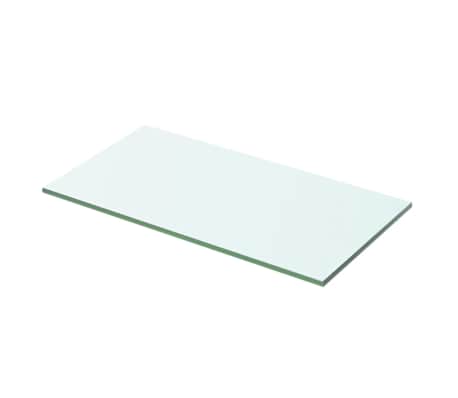 vidaXL Regalb&ouml;den 2 Stk. Glas Transparent 50x20 cm