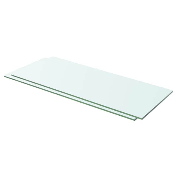 vidaXL riiulid 2 klaasist planeeli 60 x 20 cm
