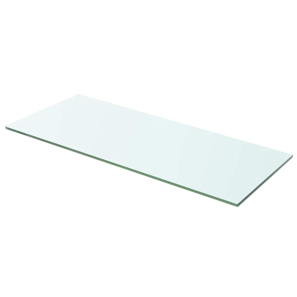vidaXL Hyllyt 2 kpl kirkas lasi 60x20 cm