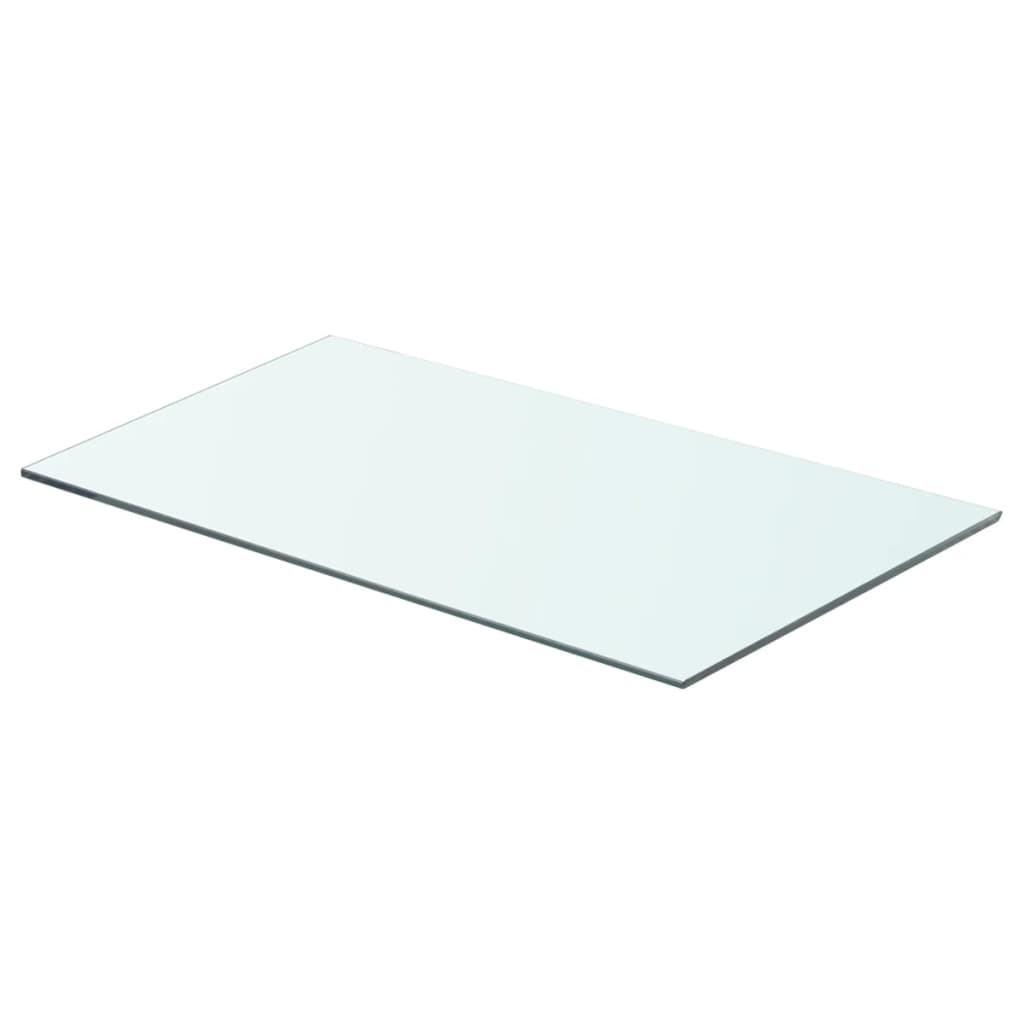 vidaXL Schappen 2 st 60x30 cm glas transparant afbeelding