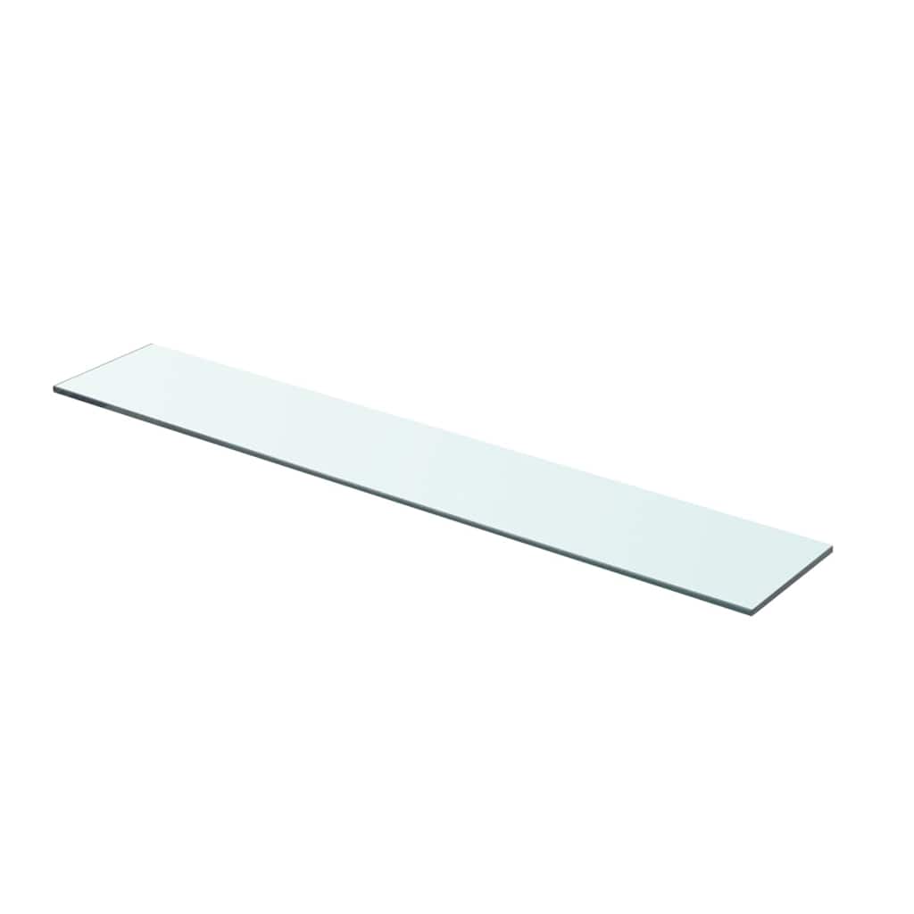 vidaXL Hyllyt 2 kpl kirkas lasi 70x12 cm