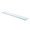 vidaXL riiulid 2 klaasist paneeli 90 x 12 cm