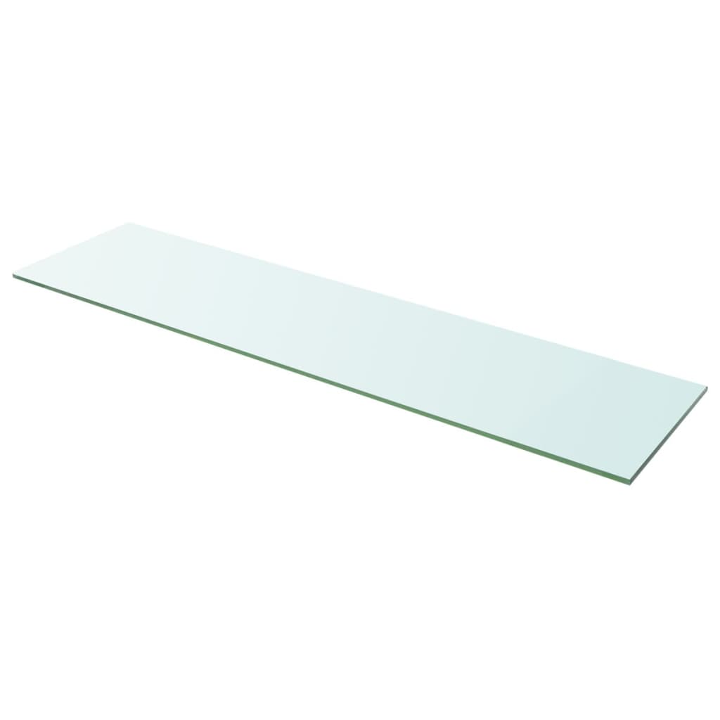 

vidaXL Schappen 2 st 100x25 cm glas transparant