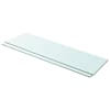 vidaXL riiulid 2 klaasist paneeli 100 x 30 cm