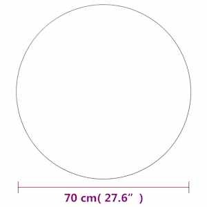 Nástěnná zrcadla 2 ks 70 cm kulatá sklo - obrázek 6