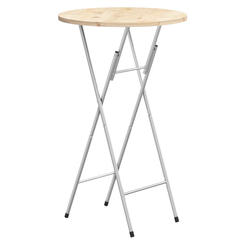vidaXL Taitettavat baaripöydänjalat hopea 45x53x108cm galvanoitu teräs