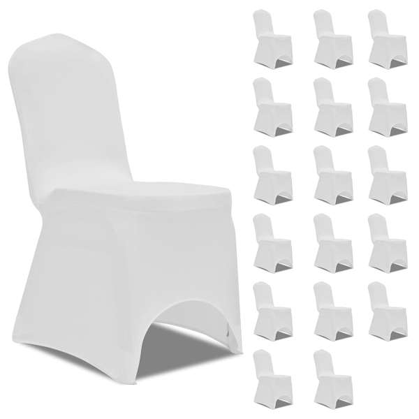 vidaXL toolikate, veniv, valge, 18 tk