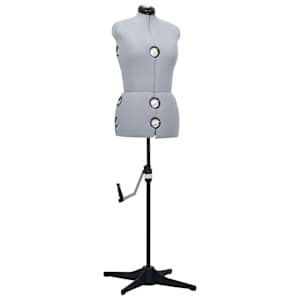 Nastavljiva krojaška lutka ženska siva M velikost 40-46
