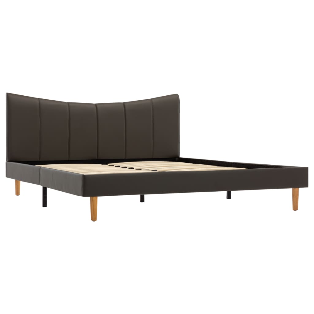 

vidaXL Bedframe kunstleer antraciet 140x200 cm
