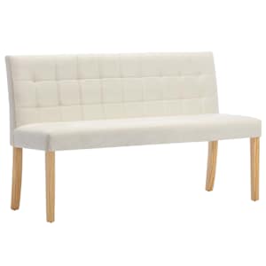 vidaXL pink 140 cm, kreemjas, samet