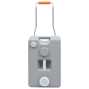 vidaXL Camping-Wassertank mit Rollen 25 L Grau