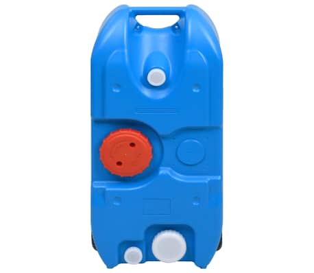 vidaXL Turystyczny pojemnik na wodę, na kółkach, 40 L, niebieski