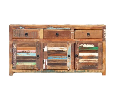 vidaXL Šoninė spintelė, 120x30x65cm, perdirbtos medienos masyvas