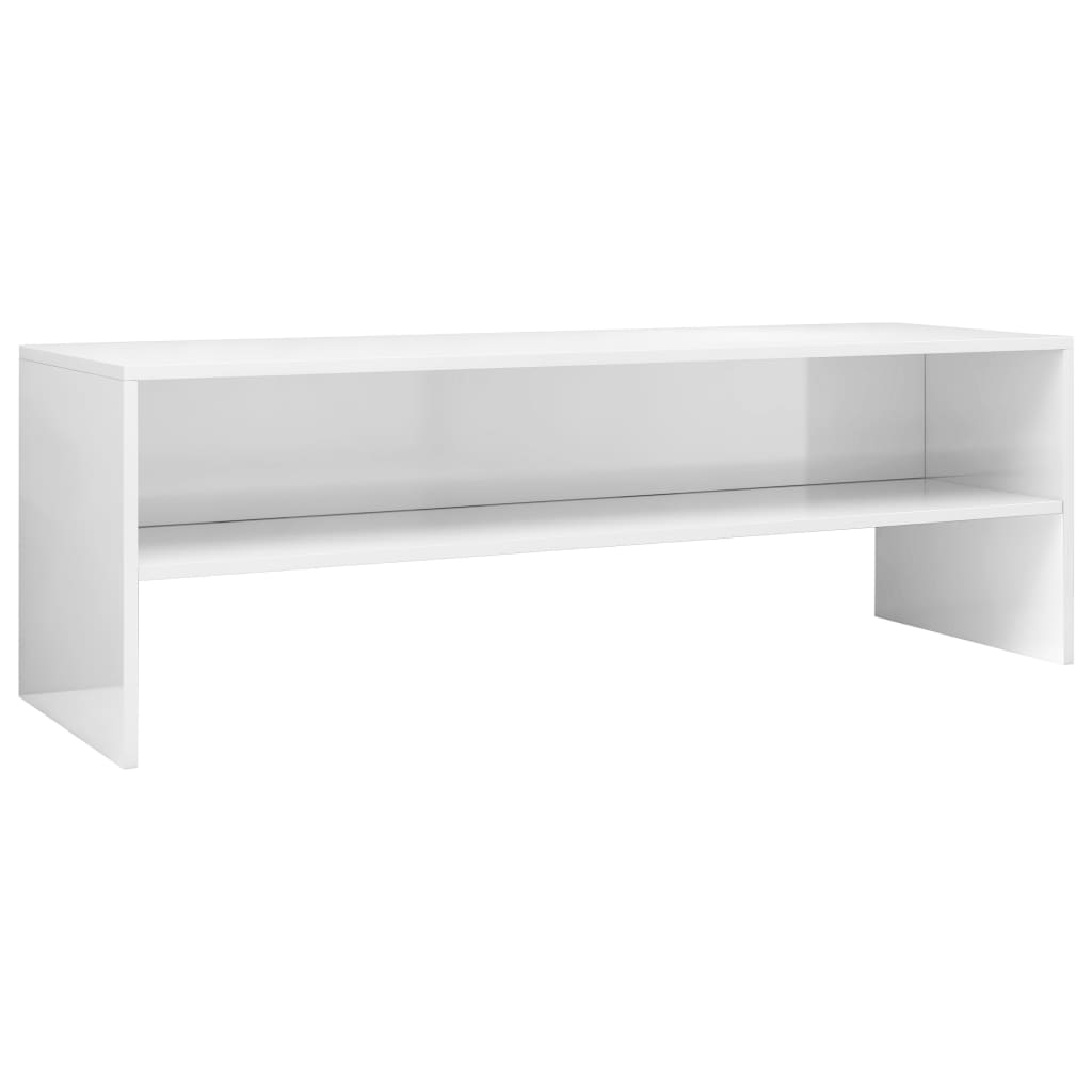 

vidaXL TV Cabinet High Gloss White 47.2"x15.7"x15.7" Chipboard