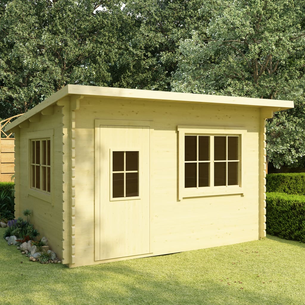 Vidaxl Kiefer Massiv Blockhaus 44mm Holzhaus Gartenhaus Geratehaus Schuppen Eur 1 642 99 Picclick De