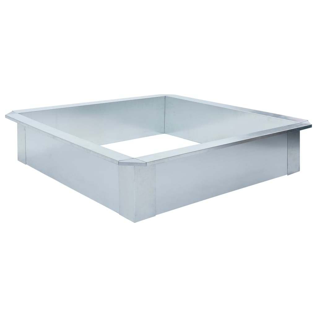 

vidaXL Slakkenhek 50x50x25 cm gegalvaniseerd staal