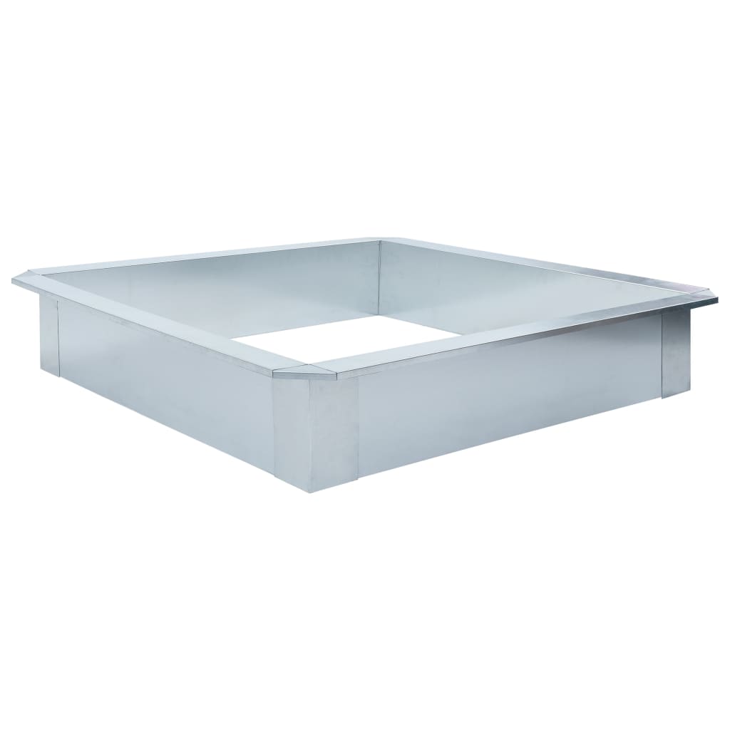 

vidaXL Slakkenhek 150x150x25 cm gegalvaniseerd staal