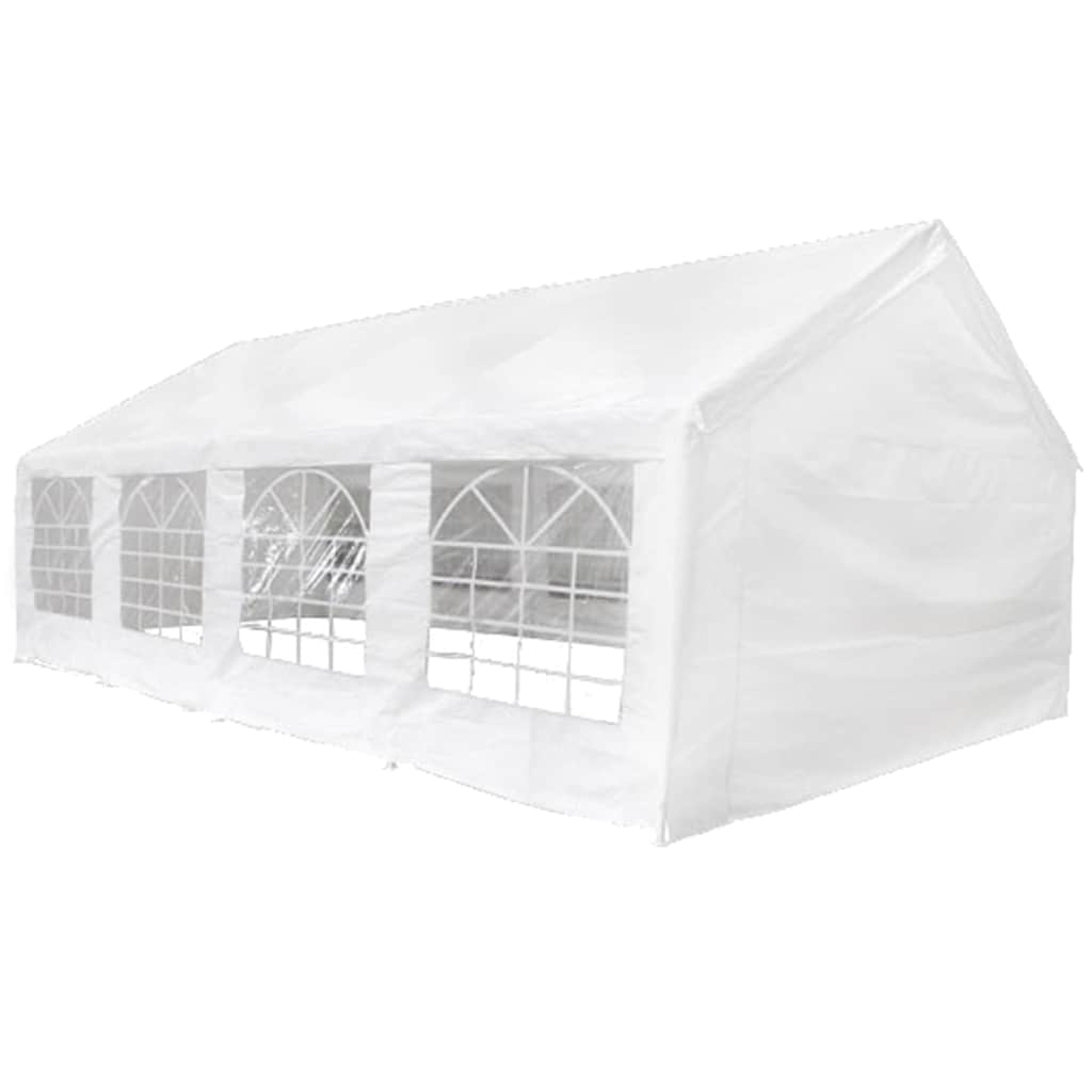 VidaXL Chapiteau De Réception Blanc 8 X 4 M