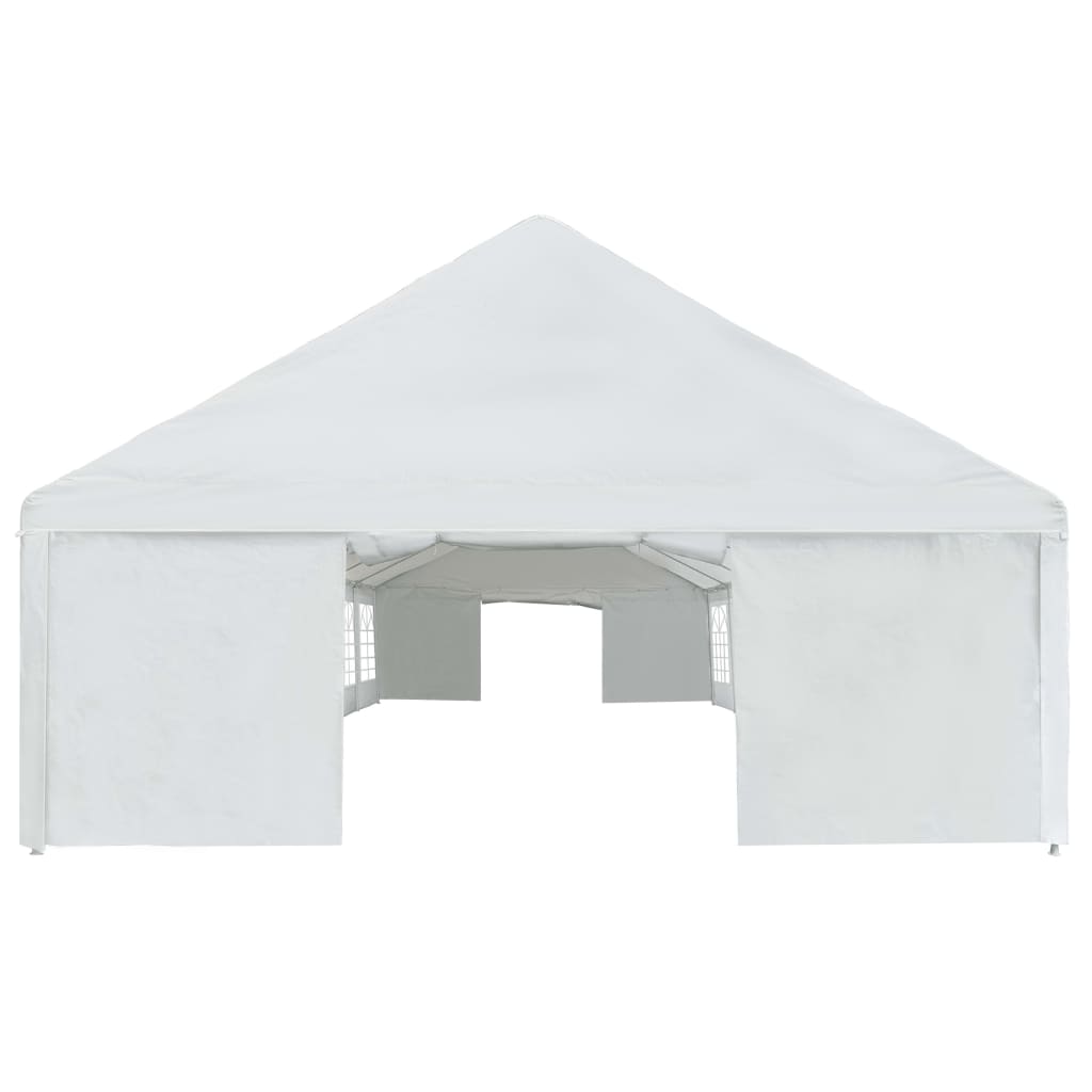 vidaXL Party Tent PE 19.7'x45.9' White