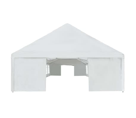 vidaXL Party Tent PE 19.7'x45.9' White
