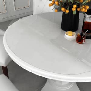 Ochranná fólie na stůl průhledná Ø 60 cm 1,6 mm PVC - obrázek 1