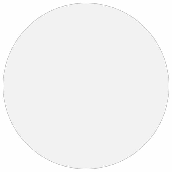 vidaXL lauakaitse, matt, &Oslash; 60 cm, 1,6 mm, PVC