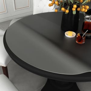 Ochranná fólie na stůl matná Ø 90 cm 2 mm PVC - obrázek 1