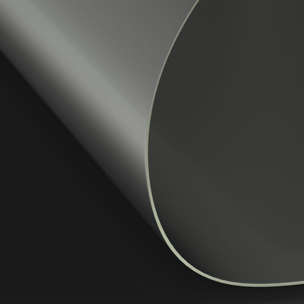 vidaXL Tafelbeschermer Ø100 cm 2 mm PVC mat afbeelding