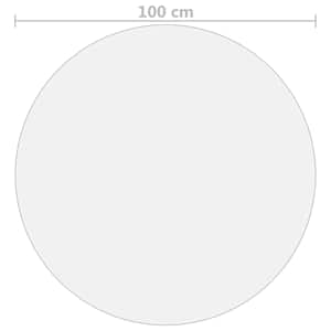 Ochranná fólie na stůl matná Ø 100 cm 1,6 mm PVC - obrázek 5