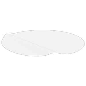 Ochranná fólie na stůl průhledná Ø 110 cm 1,6 mm PVC - obrázek 4